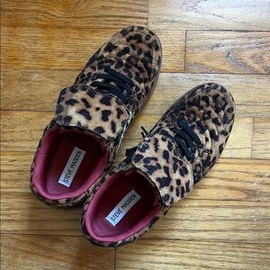 Steve Madden Leopard Print Sneakers